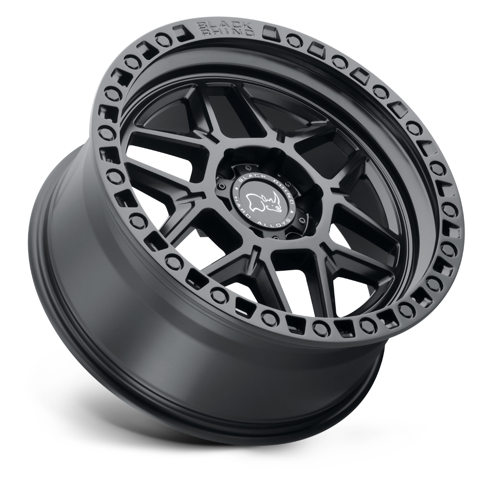 4 Llantas Kelso 17x9 5x127/-18 Matte Black - Black Rhino