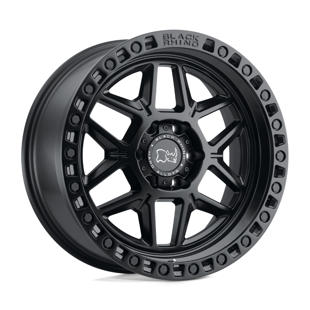 4 Llantas Kelso 17x9 5x127/-18 Matte Black - Black Rhino