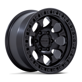 4 llantas KM550 18x9 6x139 Riot Anthracite W/Satin Black Lip - KMC Wheels