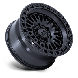 4 llantas KMC 554 17x8.5 6x139 Aztec Matte Black W/Gloss Black - KMC Wheels