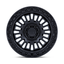 Cargar imagen en el visor de la galería, 4 llantas KM554 17x8.5 6x139 Aztec Matte Black W/Gloss Black - KMC Wheels