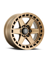Cargar imagen en el visor de la galería, 4 Llantas Raider 17X8.5&quot; 6X139 Satin Brass - Icon Alloys