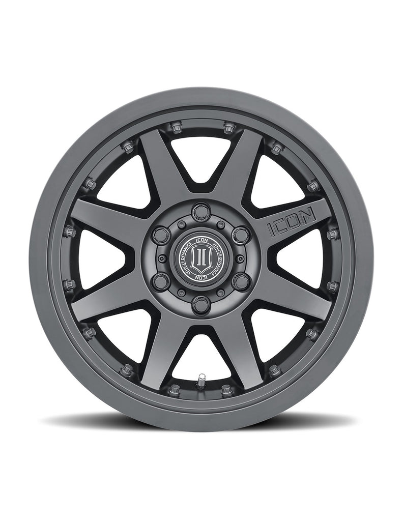 4 Llantas Rebound PRO 17X8.5" 5X150 Satin Black - Icon Alloys