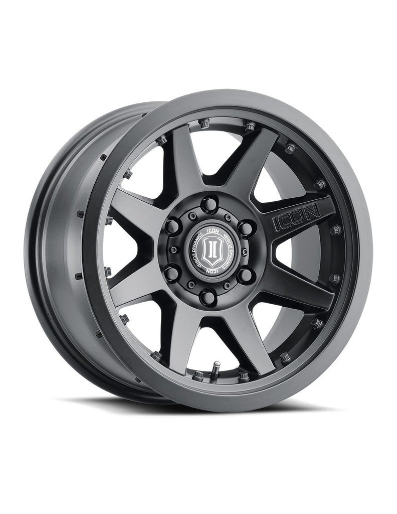 4 Llantas Rebound PRO 17X8.5" 5X150 Satin Black - Icon Alloys