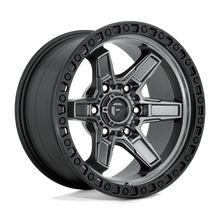 Cargar imagen en el visor de la galería, 4 Llantas Kicker D698 17x9 6x114 Matte Gun Metal Black Lip - Fuel