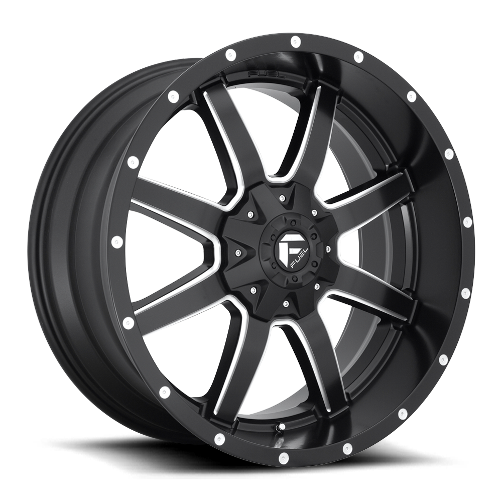 4 Llantas Maverick  D538 17x9 6x135/6139 Milled black - Fuel