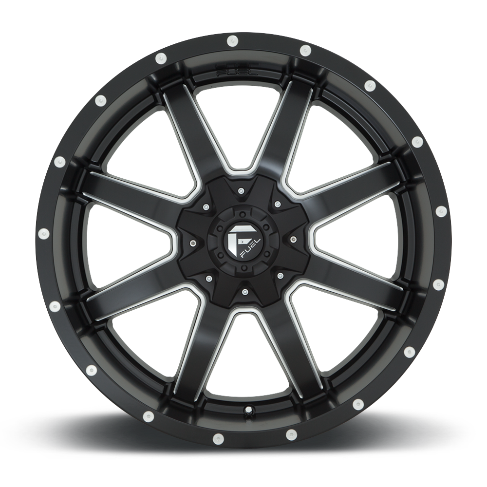 4 Llantas Maverick  D538 17x9 6x135/6139 Milled black - Fuel