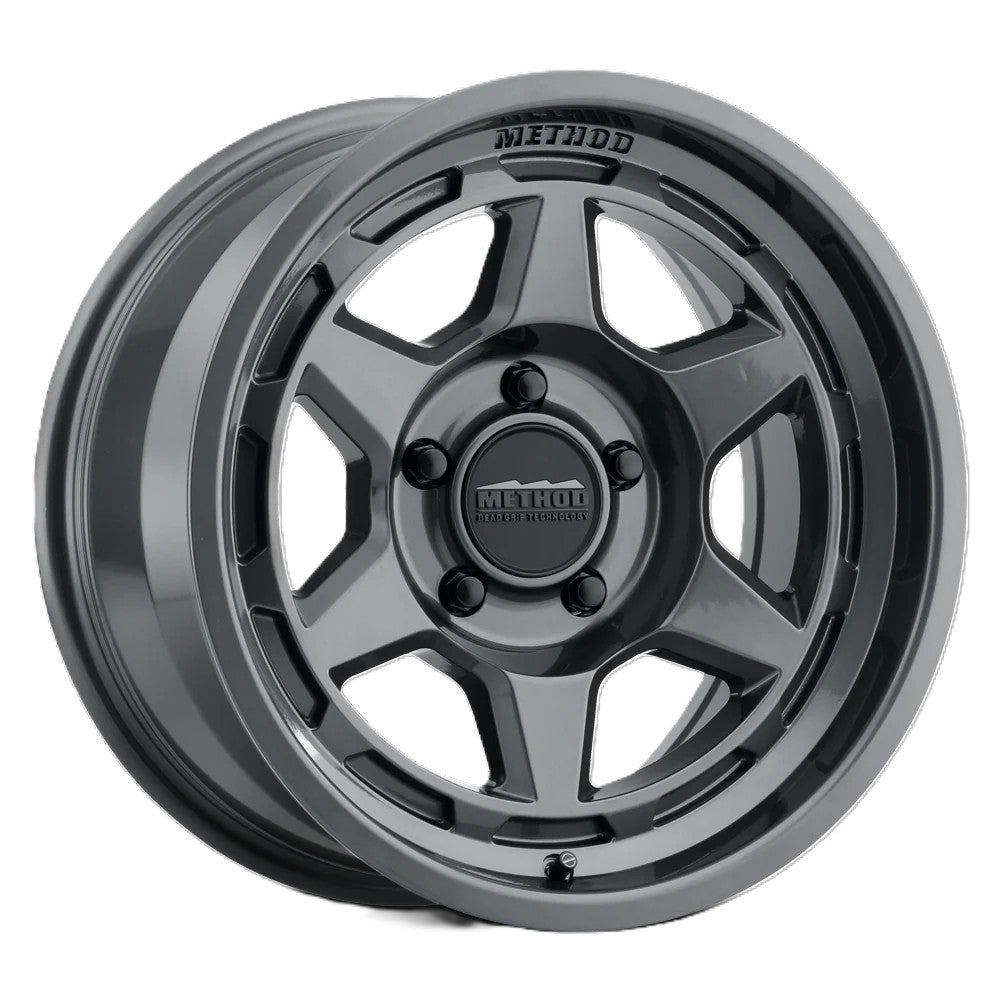 4 Llantas 708 17x8.5" 5x127 Gloss Titanium - Method Wheels