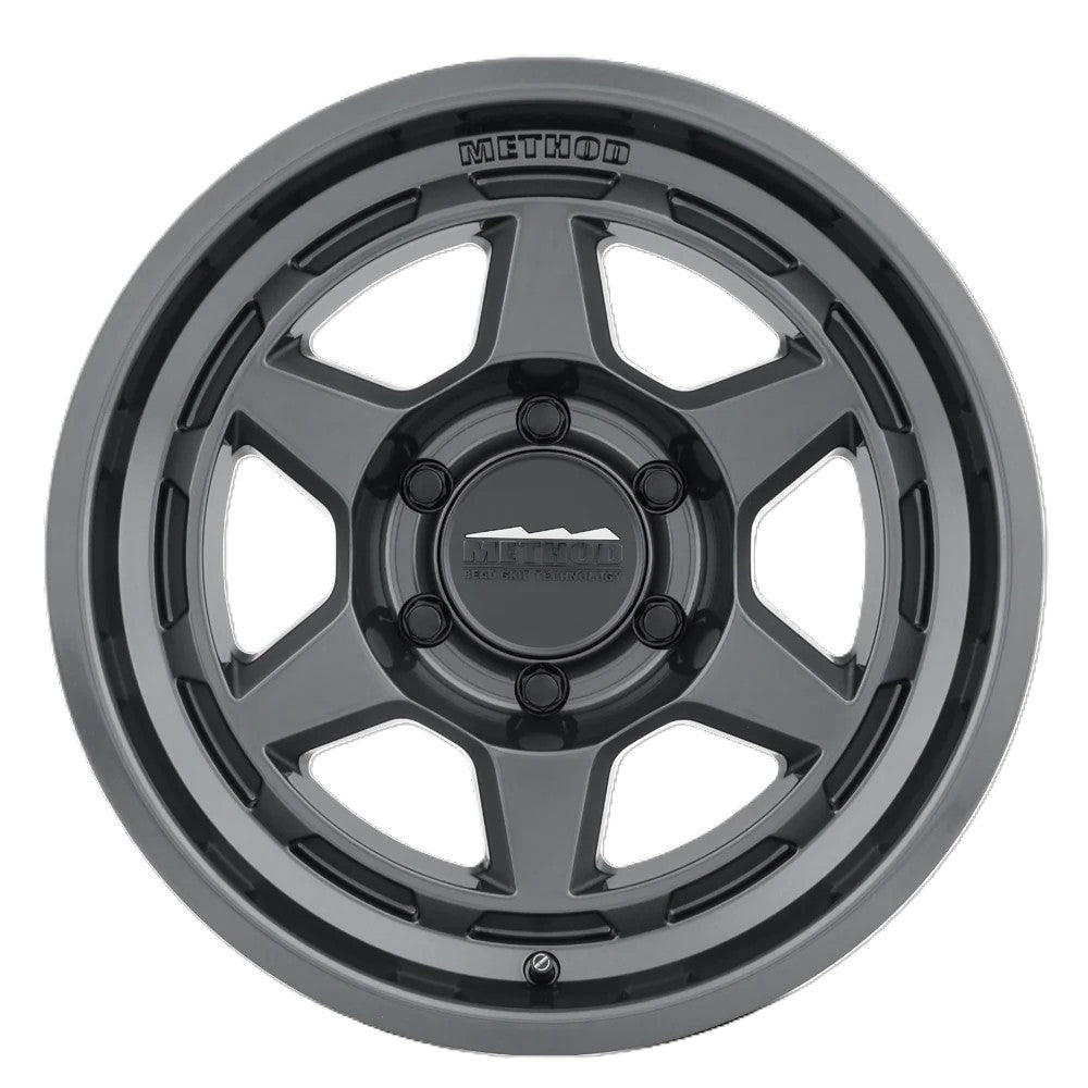 4 Llantas 708 17x8.5" 5x127 Gloss Titanium - Method Wheels