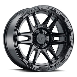 4 Llantas Apache 17x8.5 6x114 Matte Black with Black Bolts - Black Rhino - DOBLETRACCION 