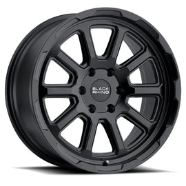 4 Llantas Chase  17X8 5X120  Matte Black - Black Rhino - DOBLETRACCION 