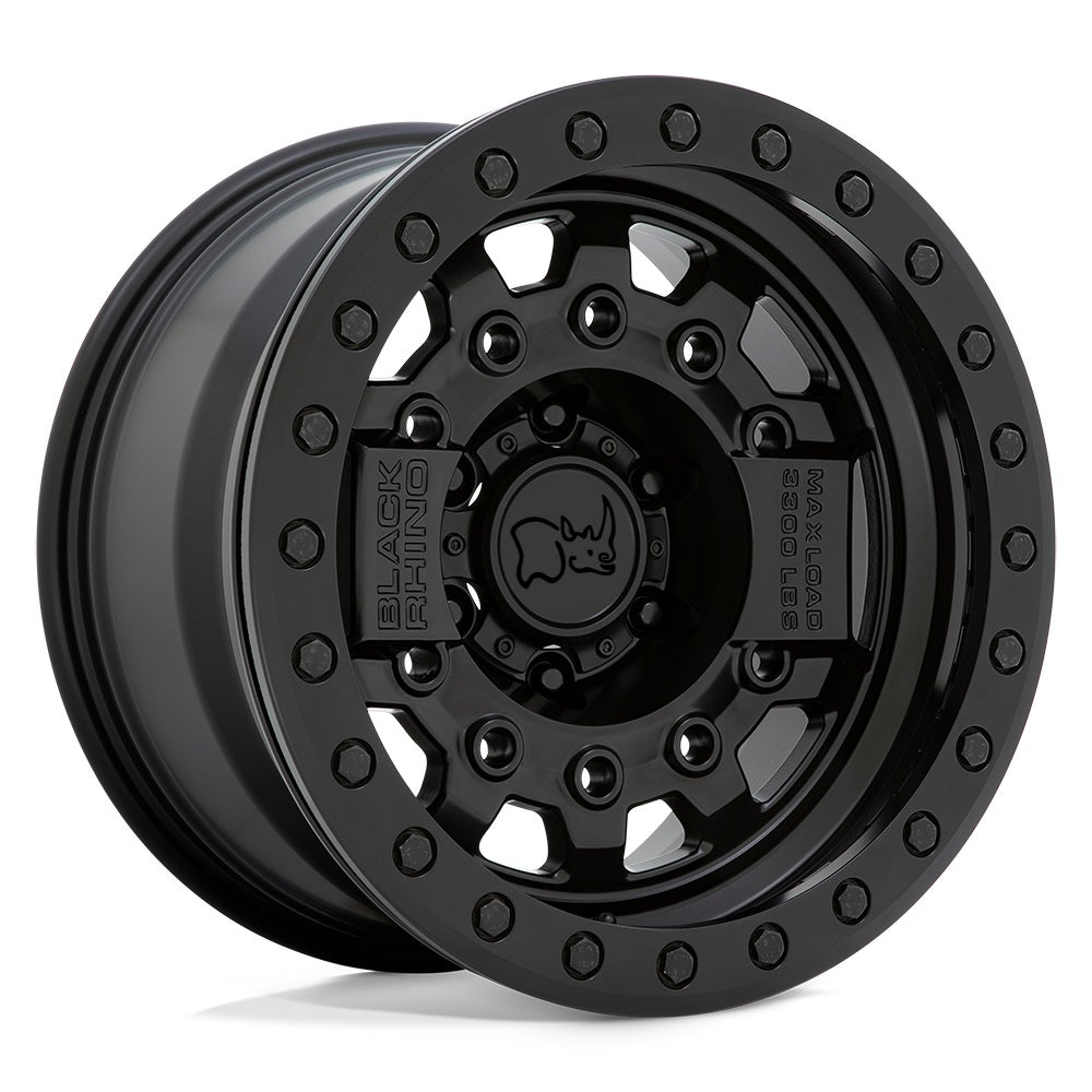 4 Llantas Avenger 17X8.5 6X139 Beadlock Matte Black - Black Rhino - DOBLETRACCION 