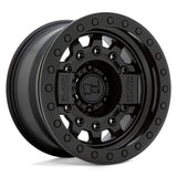 4 Llantas Avenger 17X8.5 6X139 Beadlock Matte Black - Black Rhino