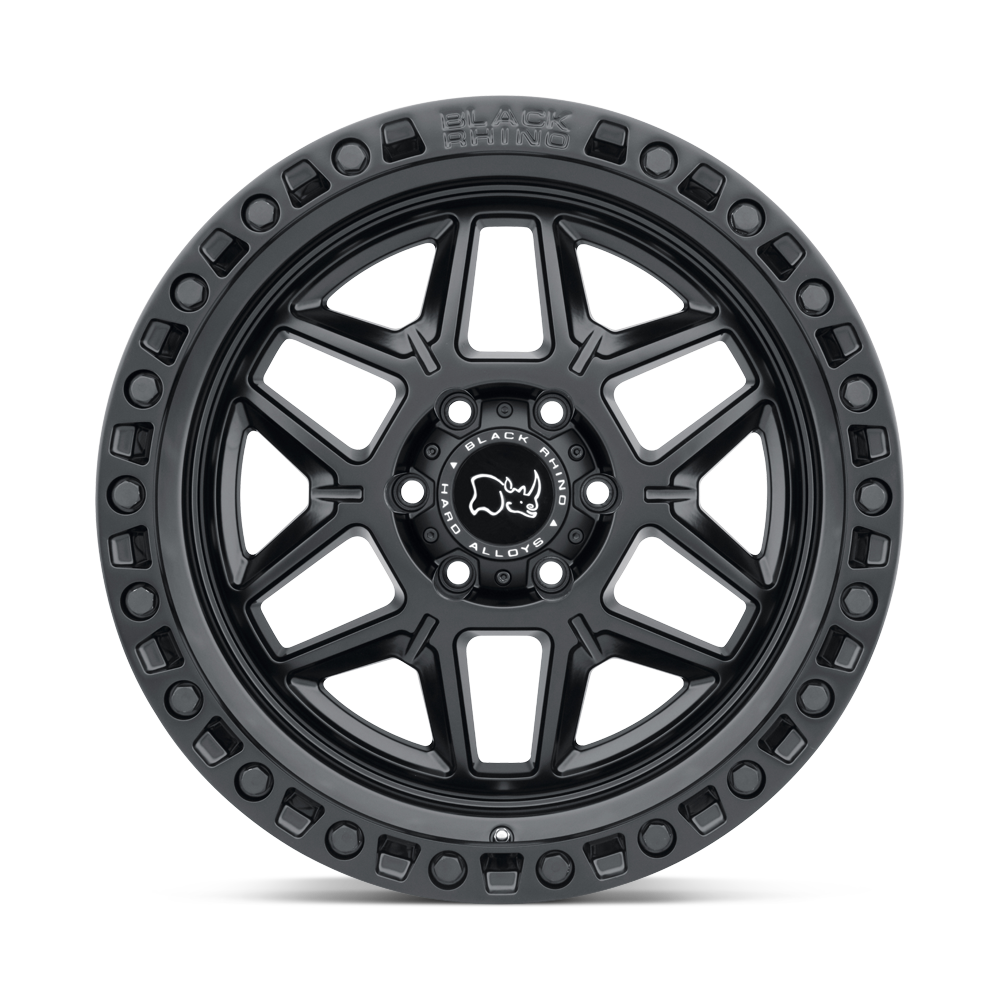 4 Llantas Kelso 20X9 6X135 Matte Black W/Black Bolts- Black Rhino - DOBLETRACCION 