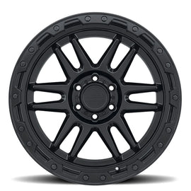 4 Llantas Apache 17x8.5 6x114 Matte Black with Black Bolts - Black Rhino - DOBLETRACCION 