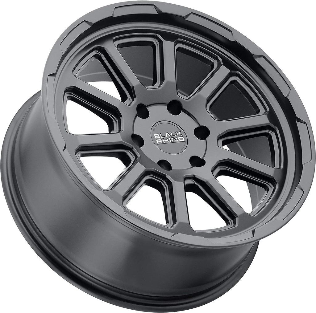 4 Llantas Chase  17X8 5X120  Matte Black - Black Rhino - DOBLETRACCION 