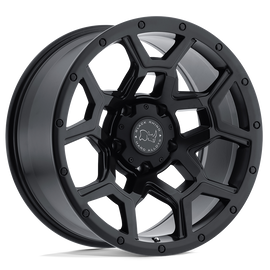 4 Llantas Overland 17x9.5 6x139/-18Matta Black - Black Rhino