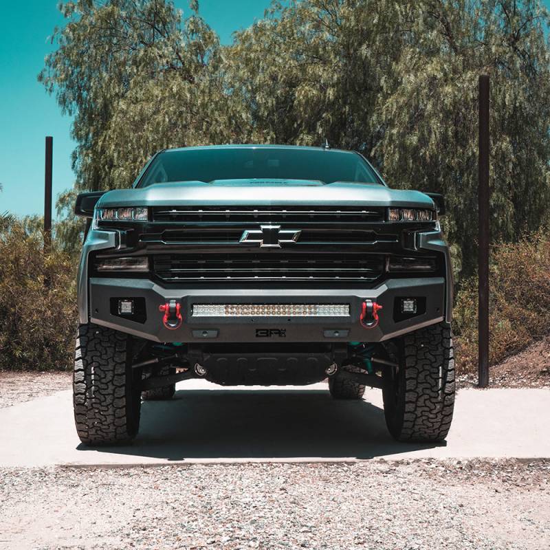 Parachoque Delantero Chevy Silverado Ambush (2019+) - Body Armor - DOBLETRACCION 