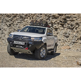 Parachoque Delantero de Aluminio Toyota Hilux (15-21) - Rival 4x4 - DOBLETRACCION 