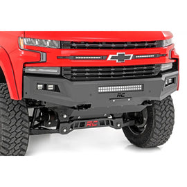 Parachoque Delantero High Clearance con LEDs Chevrolet Silverado (19 - 23) - Rough Country - DOBLETRACCION 