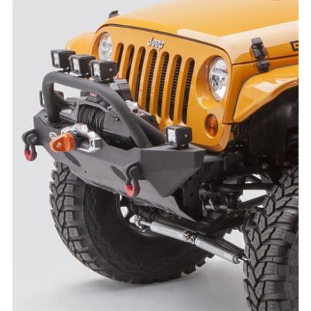 Parachoque Delantero Mid Stubby Jeep Wrangler JK (07-1JK8) - Body Armor 4x4 - DOBLETRACCION 