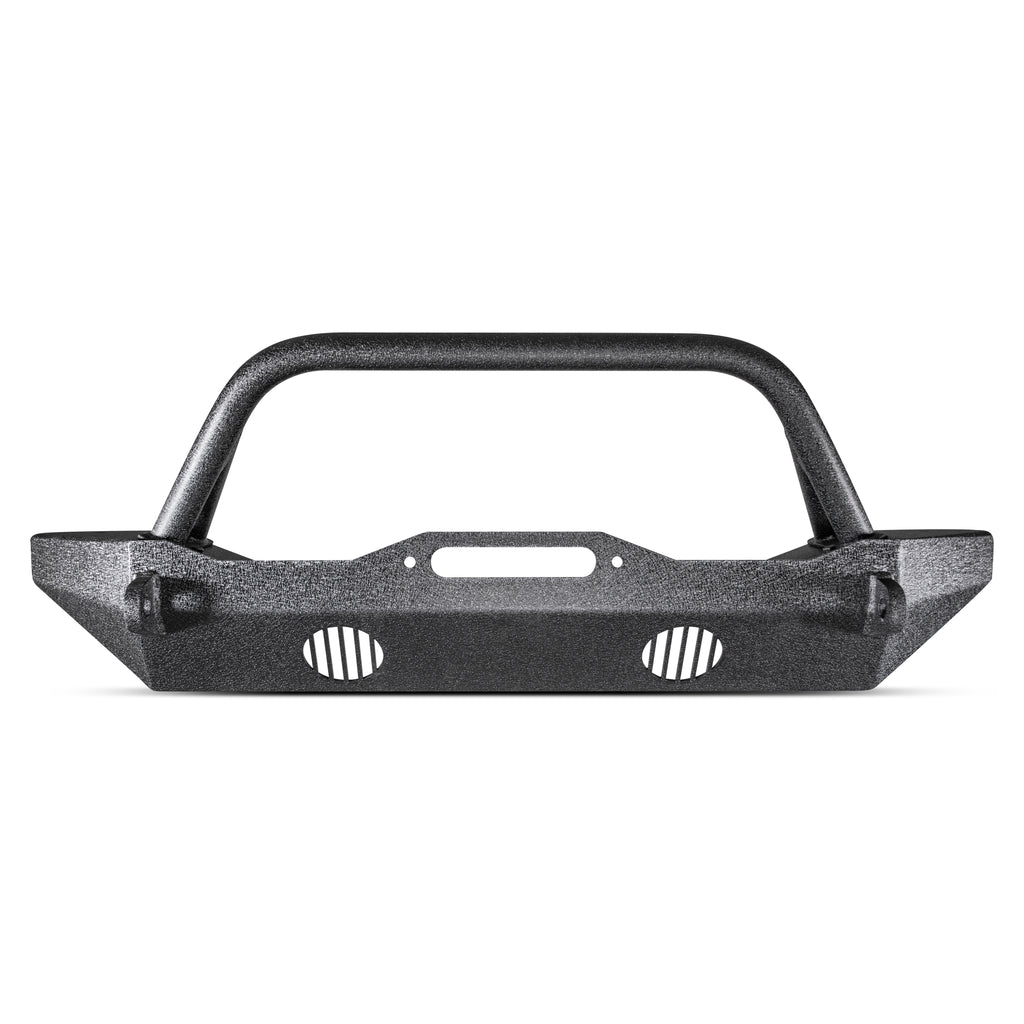 Parachoque Delantero Mid Stubby Jeep Wrangler JK (07-1JK8) - Body Armor 4x4 - DOBLETRACCION 