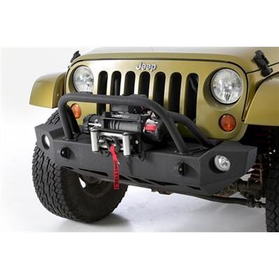 Parachoque Delantero SRC Carbine Jeep Wrangler JK (07-18) - Smittybilt - DOBLETRACCION 