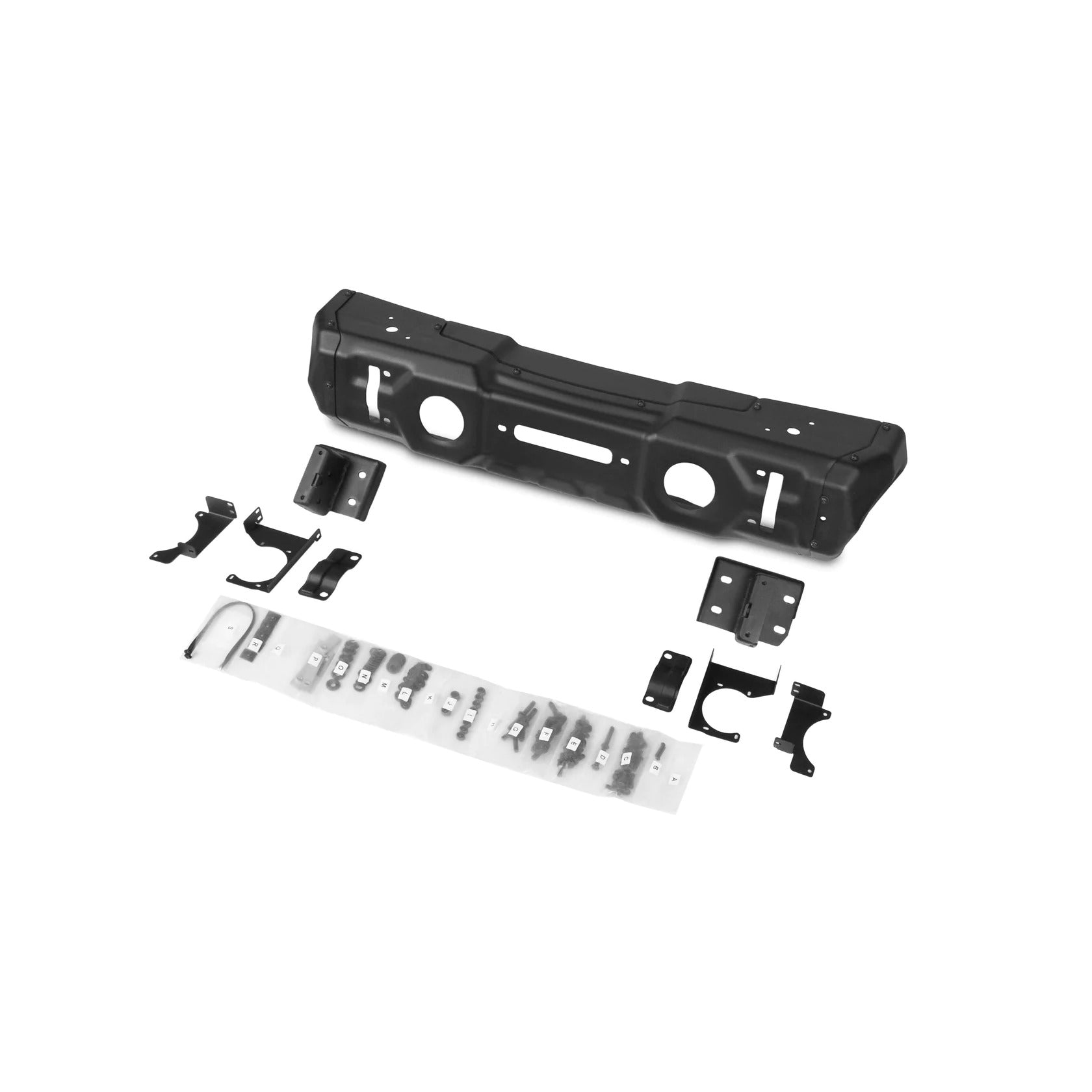 Parachoque Delantero Stubby Stamped Steel Jeep Wrangler JK / JL / Gladiator - Rival 4x4 - DOBLETRACCION 