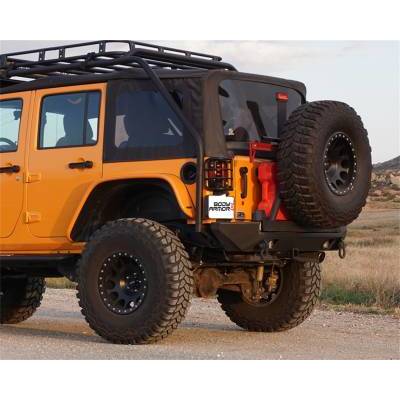 Parachoque Trasero Pro Series Jeep Wrangler JK (07-18) - Body Armor 4x4 - DOBLETRACCION 