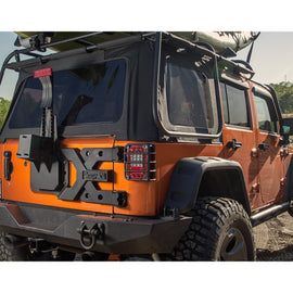 Porta Neumático Trasero Rugged Ridge Jeep Wrangler - DOBLETRACCION 