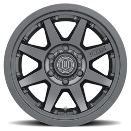 4 Llantas Rebound PRO 17x8.5 6x139 SAT Black - Icon Alloys - DOBLETRACCION 