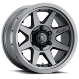 4 Llantas Rebound PRO 17x8.5 6x139 Titanium - Icon Alloys