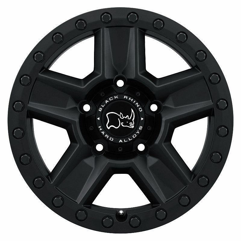 4 Llantas Ravine 17X8.5 6X139 Matte Black - Black Rhino - DOBLETRACCION 