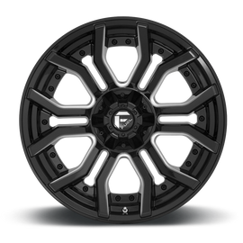 4 Llantas D711 Rage 20x10 6x135/139 F150/Silverado/Ram– Fuel - DOBLETRACCION 