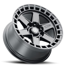 Cargar imagen en el visor de la galería, 4 Llantas Raider 17X8.5 6X139 SAT Black - Icon Alloys - DOBLETRACCION 