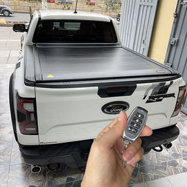 Tapa Retráctil Eléctrica 2.0 Cubre Pick-Up Ford New Ranger (24+) - BulX15 - DOBLETRACCION 