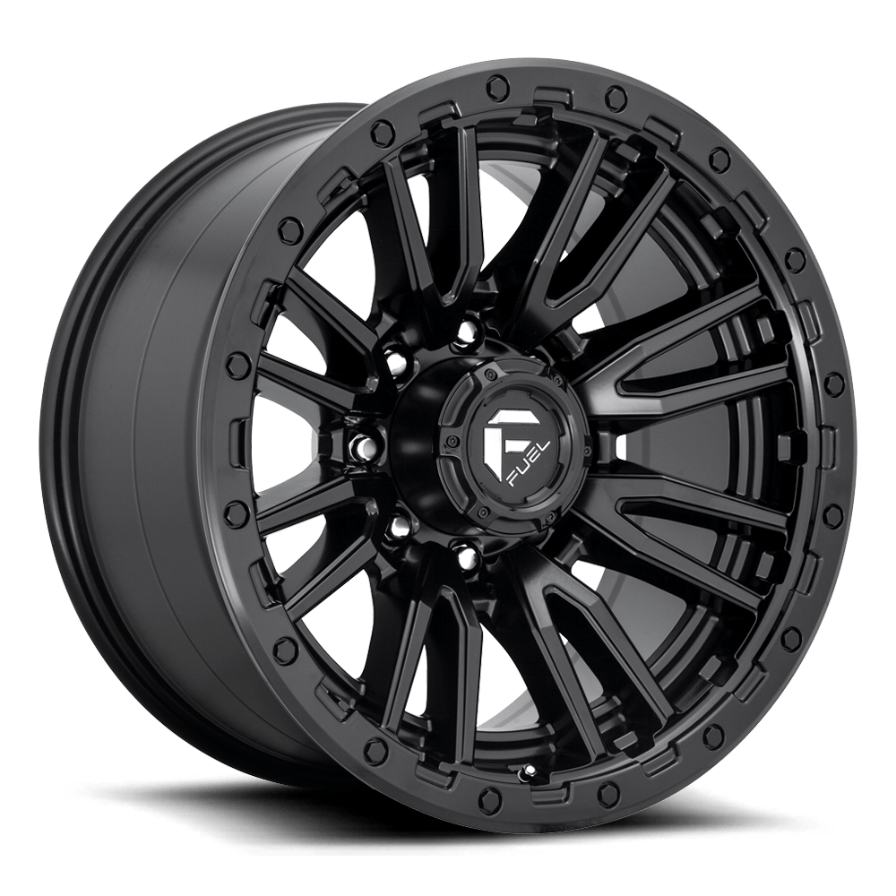 4 Llantas Rebel D679 20x9" 8x165 Matte Black - Fuel