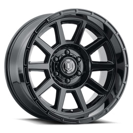 4 Llantas Recoil 20x10 6x139 GLOSS Black - Icon Alloys - DOBLETRACCION 
