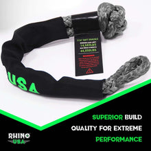 Cargar imagen en el visor de la galería, Grillete Sintetitco para Remolque 1,27cm espesor - Rhino USA - DOBLETRACCION 