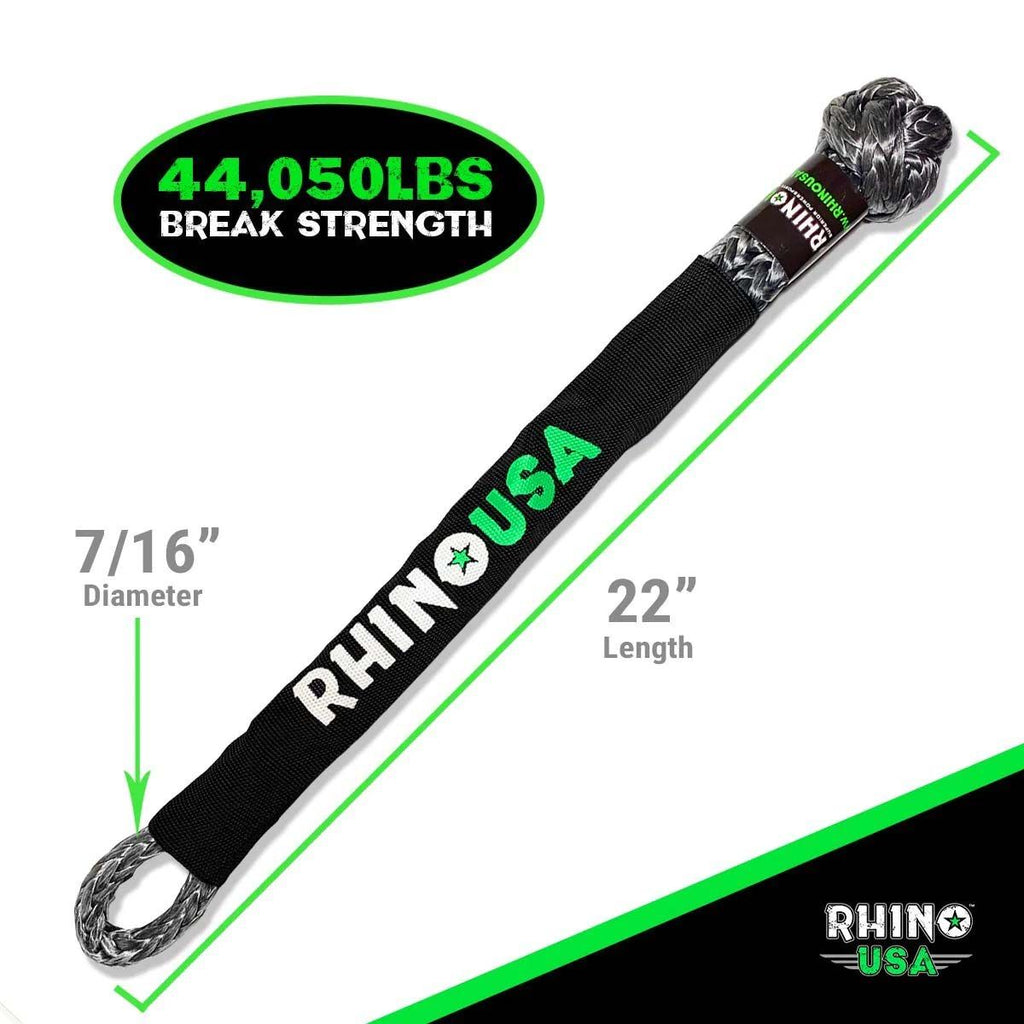 Grillete Sintetitco para Remolque 1,27cm espesor - Rhino USA - DOBLETRACCION 