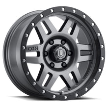 Cargar imagen en el visor de la galería, 4 Llantas Six Speed 17x8.5 6x135 Gun Metal - Icon Alloys - DOBLETRACCION 