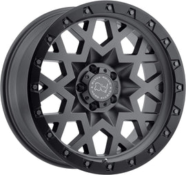 4 Llantas Sprocket 20X9.5 5X150 Matte Gun Metal Tundra - Black Rhino - DOBLETRACCION 