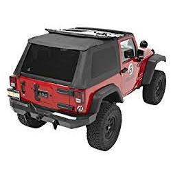 Techo Lona Trektop Nx Jeep Wrangler JK 2 puertas (07-18) - Bestop - DOBLETRACCION 