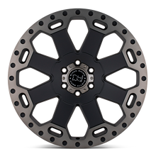Cargar imagen en el visor de la galería, 4 Llantas Warlord 17x9 8x165/12 Matte Black W/Machine - Black Rhino