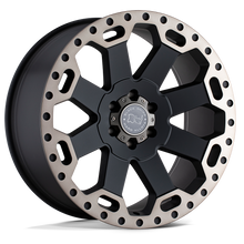 Cargar imagen en el visor de la galería, 4 Llantas Warlord 17x9 8x165/12 Matte Black W/Machine - Black Rhino