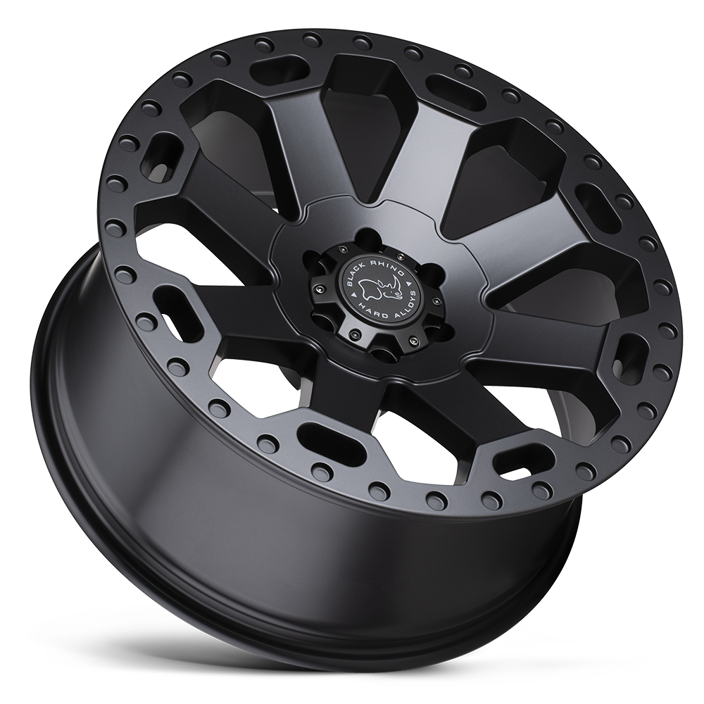 4 Llantas Warlord 17x8 5x120/35 Matte Gunmetal - Black Rhino
