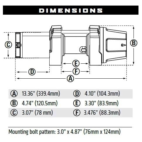 Winche VRX 35-S UTV - Warn