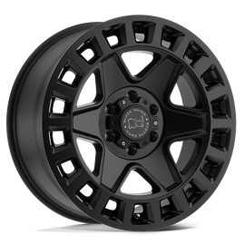 4 Llantas York 17x9 6x139/-12 Matte Black - Black Rhino